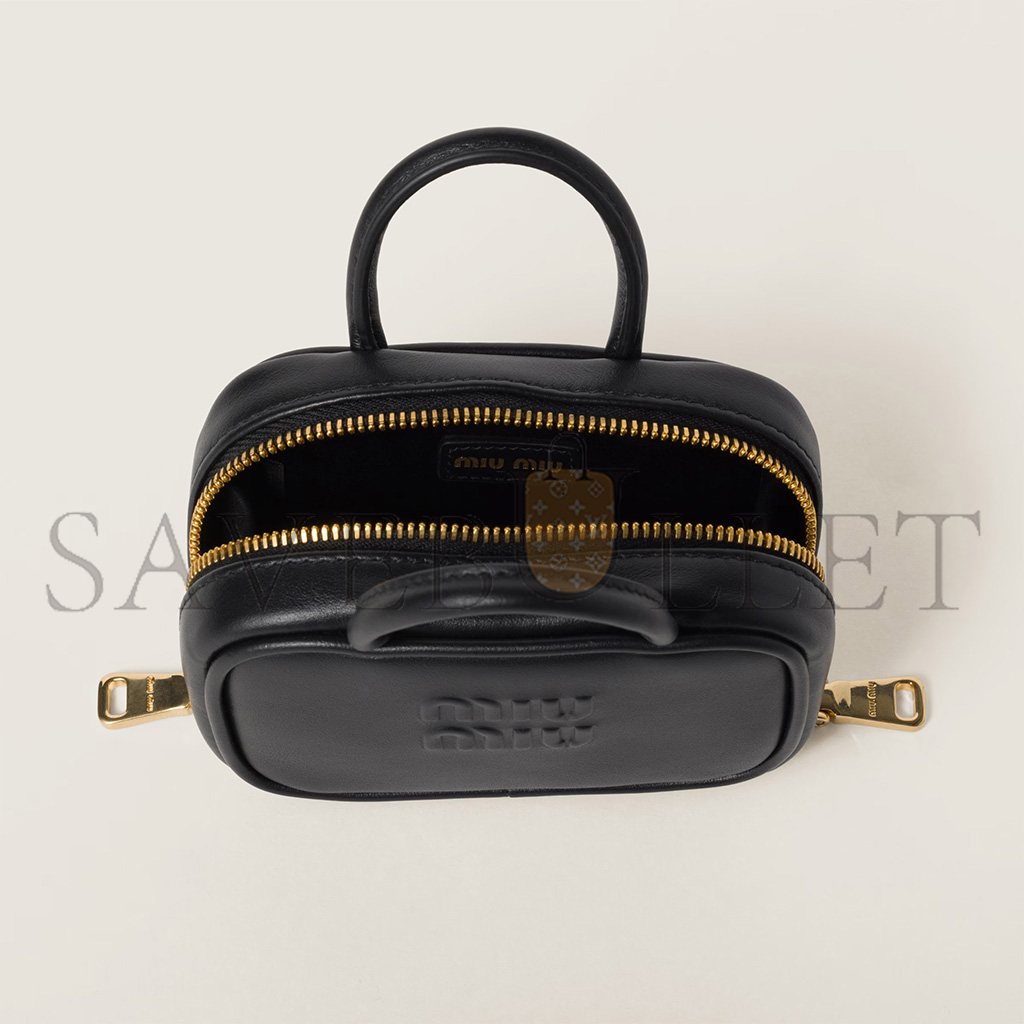 MIUMIU LEATHER MICRO BAG 5NR036 (11*7*4cm)